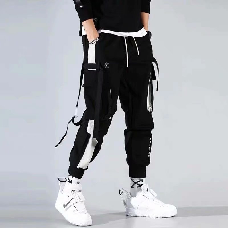 Running Pant Jogger - Men Cargo Pants Streetwear Harajuku Fashion