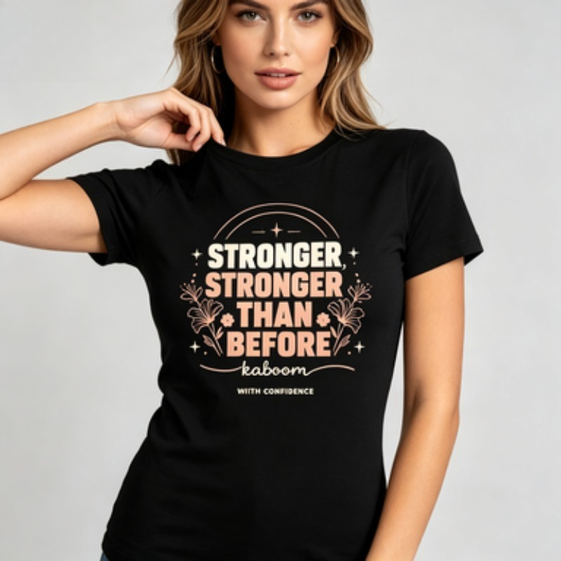 Street Fashion Vibes - Crew Neck T‑Shirt,Empowering Women Vibe Graphic