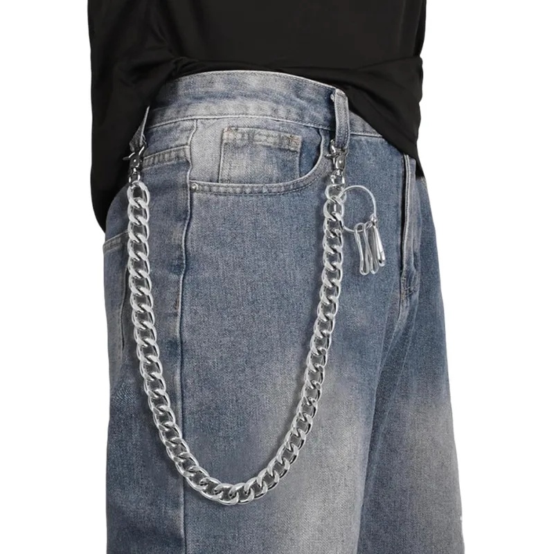 Harajuku Style Street Hip-Hop  - Street Fashion Jeans Men ulasan dan harga