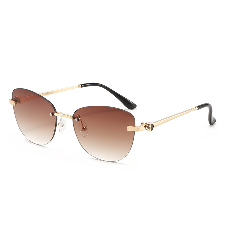 2026 New Vintage Retro Rimless - Street Fashion Photoshoot ulasan dan harga
