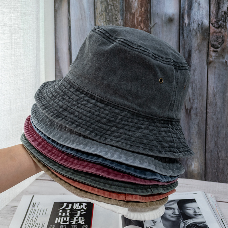 New Unisex Bucket Hat Fashion  - Bucket Hat Embroidered ulasan dan harga