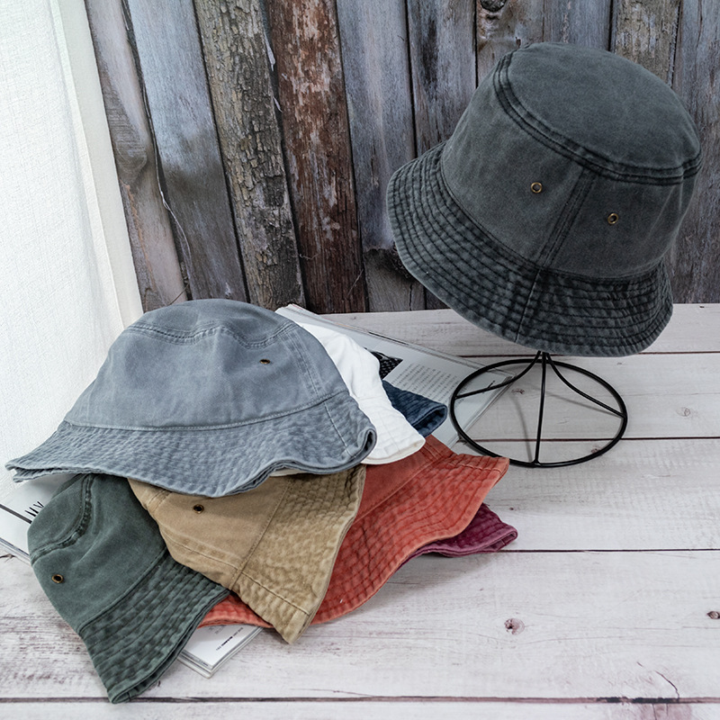 New Unisex Bucket Hat Fashion  - Bucket Hat Embroidered ulasan dan harga