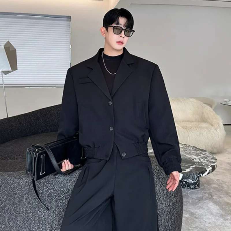 LUZHEN Spring Blazer Neck Casu - Street Fashion Jacket ulasan dan harga