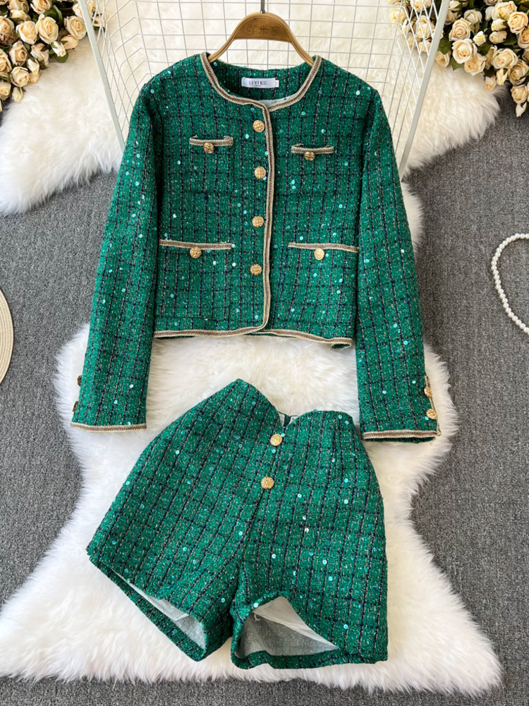 Autumn Winter Lady Two Piece O - Street Fashion Jacket ulasan dan harga