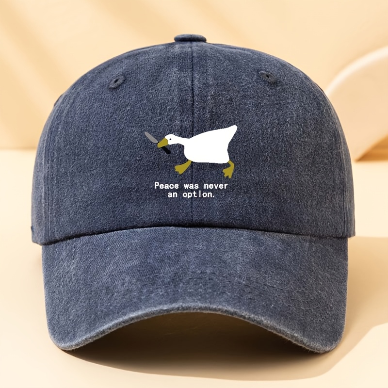 A running goose fashionable pr - Bucket Hat Embroidered ulasan dan harga