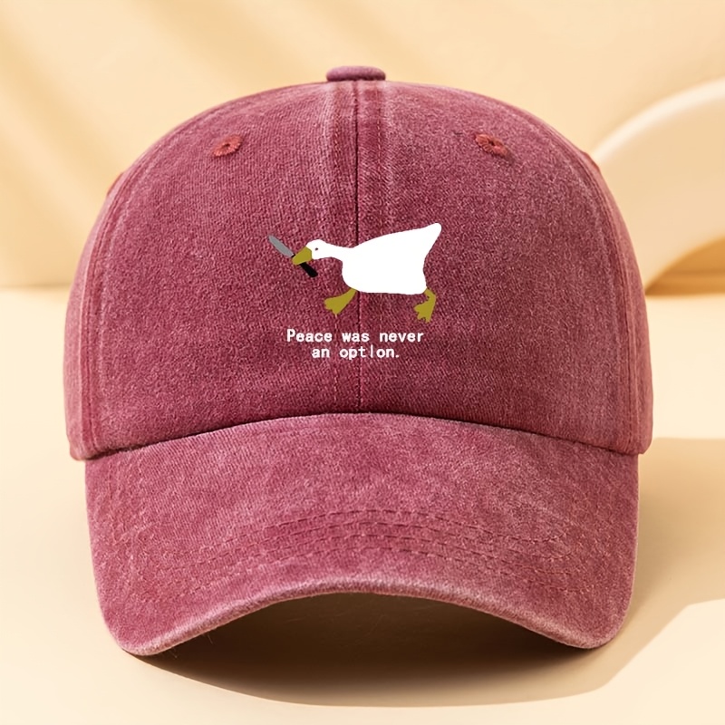A running goose fashionable pr - Bucket Hat Embroidered ulasan dan harga