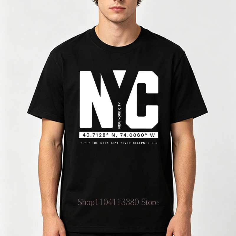Nyc Graphic Print T-shirts for - Street Fashion Nyc ulasan dan harga