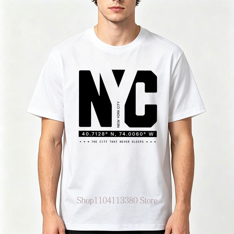 Nyc Graphic Print T-shirts for - Street Fashion Nyc ulasan dan harga