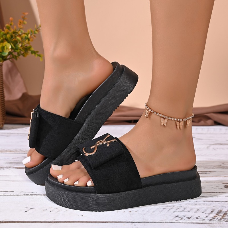 Slippers Luxury shoes Women Pl - Street Fashion Luxury ulasan dan harga