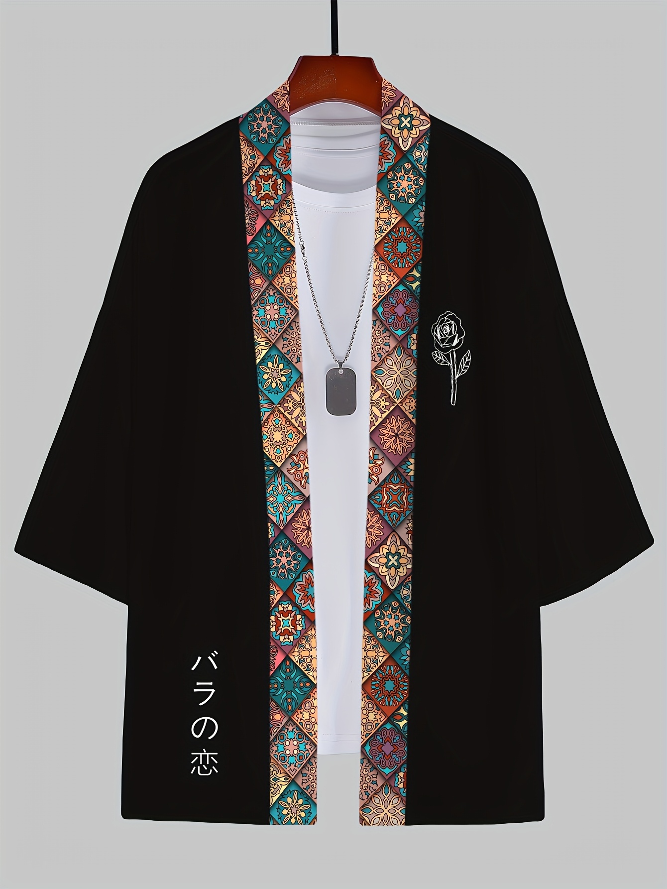2026 Summer Men's Kimono 3D Pr - Street Fashion Designer ulasan dan harga