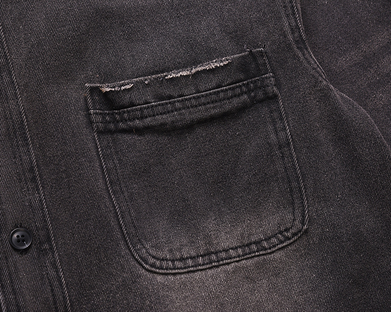 Men's High Street Ripped Jeans - Street Fashion Jacket ulasan dan harga