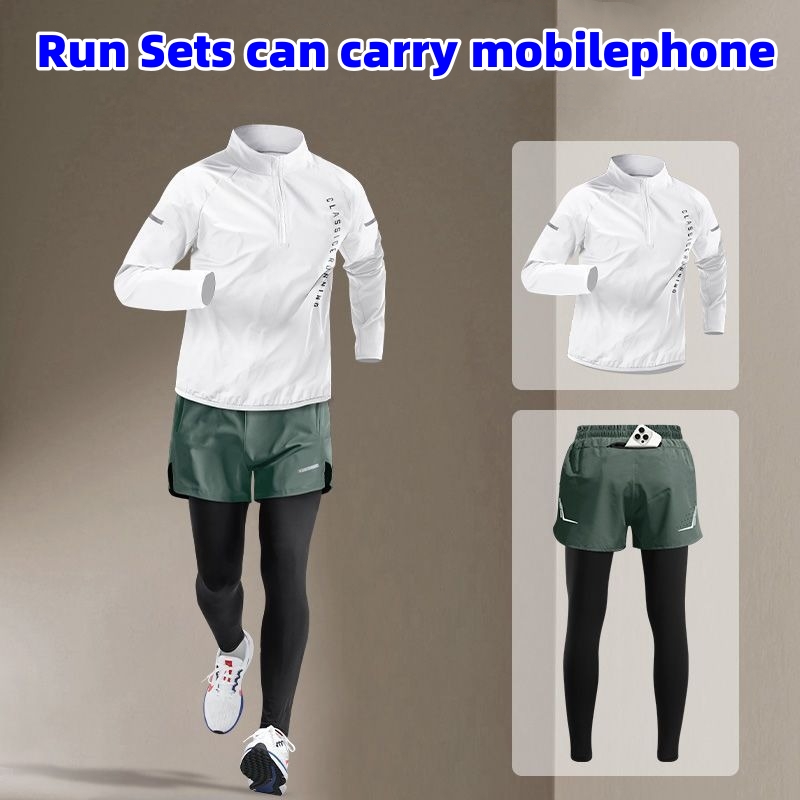 Gym Men Running Sets Outdoor C - Running Pant Jogger ulasan dan harga