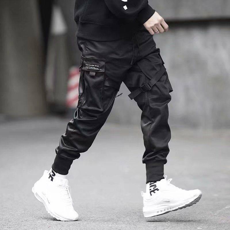 Men Cargo Pants Streetwear Har - Running Pant Jogger ulasan dan harga