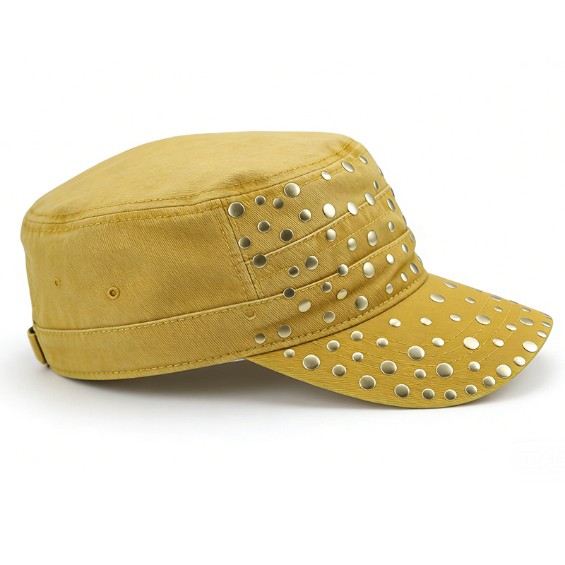 American Retro Punk Style Flat - Street Fashion Photoshoot ulasan dan harga