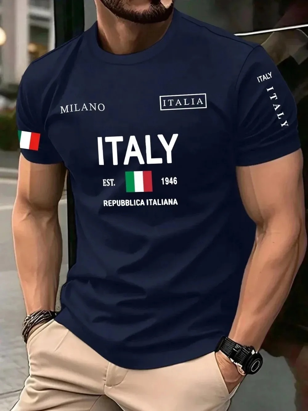 3D Print European  American Fa - Street Fashion In Milan ulasan dan harga