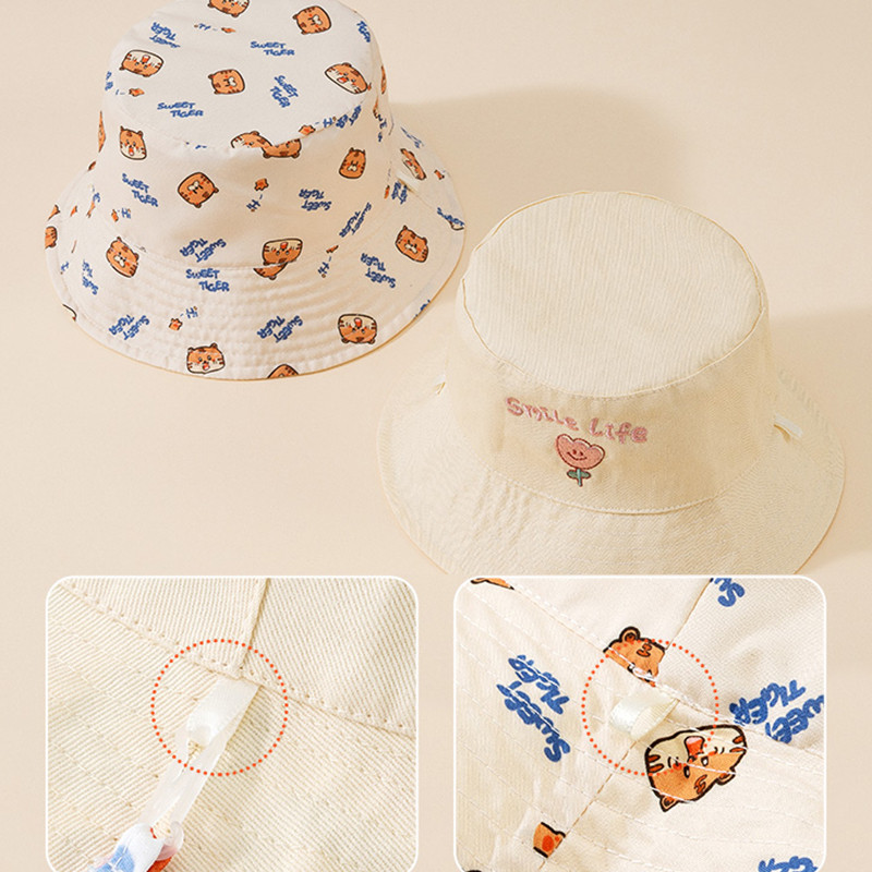 Letter Embroidered Baby Bucket - Bucket Hat Embroidered ulasan dan harga