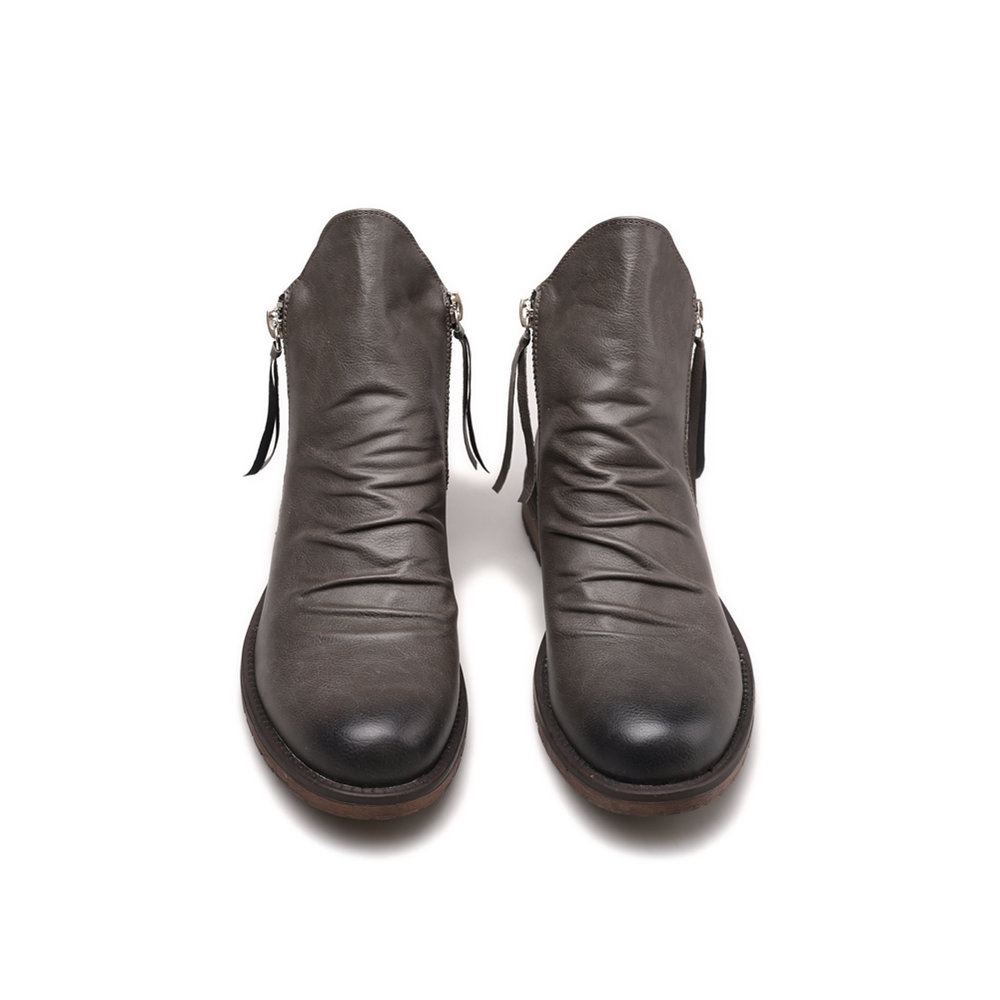 2026 Men's Genuine Leather Vin - Street Fashion Vintage ulasan dan harga