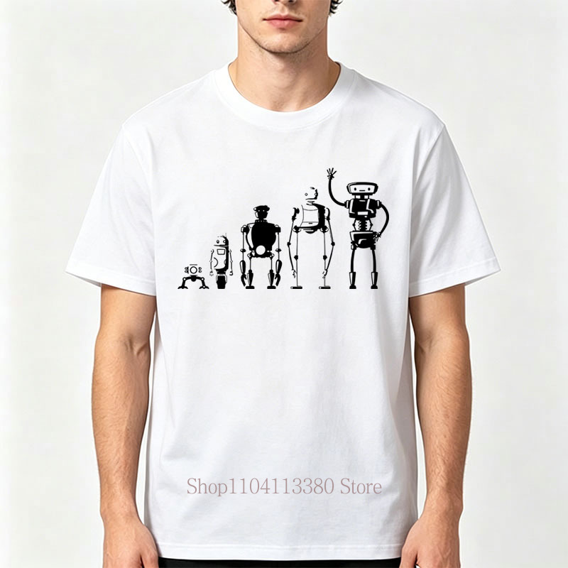 Robot Evolution Graphic Print  - Street Fashion Evolution ulasan dan harga