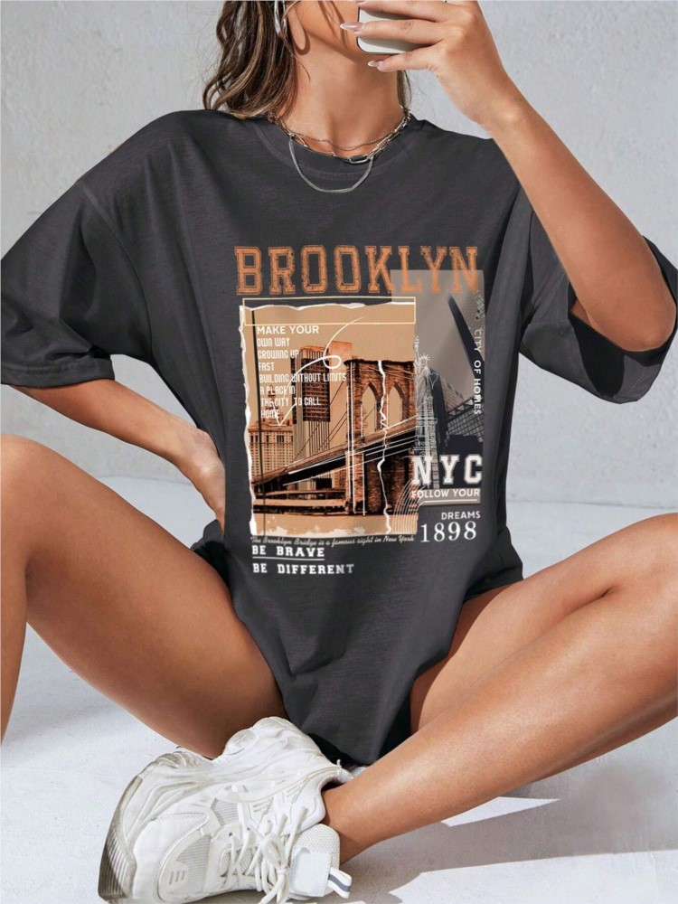 Spring Woman Cotton T-Shirts L - Street Fashion Nyc ulasan dan harga