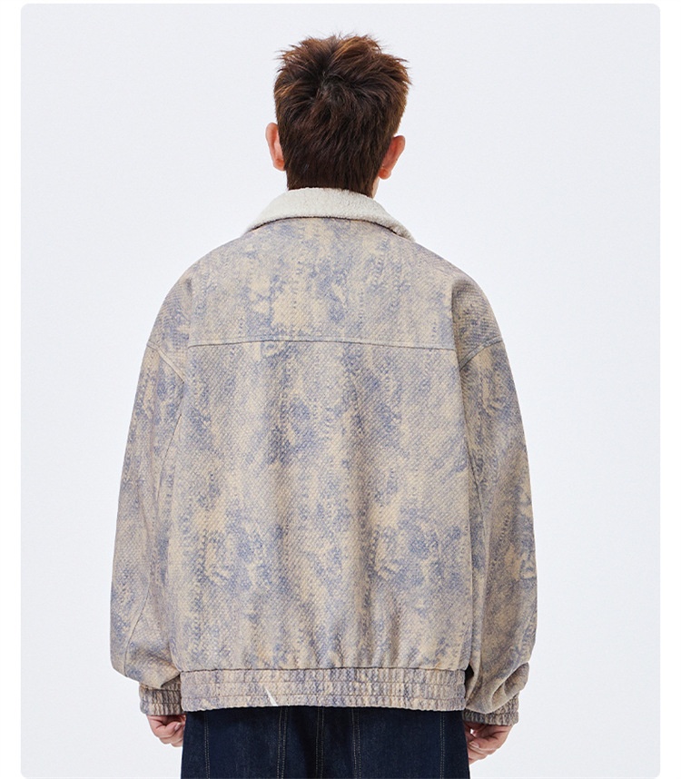 Mens Jacket Coat Figure Popula - Street Fashion Now ulasan dan harga