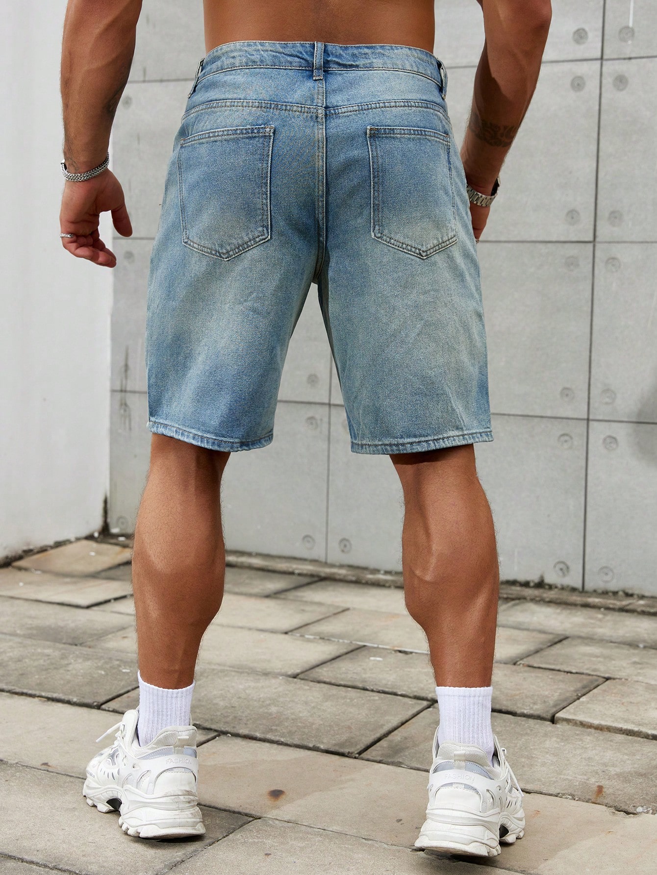 New Fashion Mens Ripped Short  - Street Fashion Jeans Men ulasan dan harga