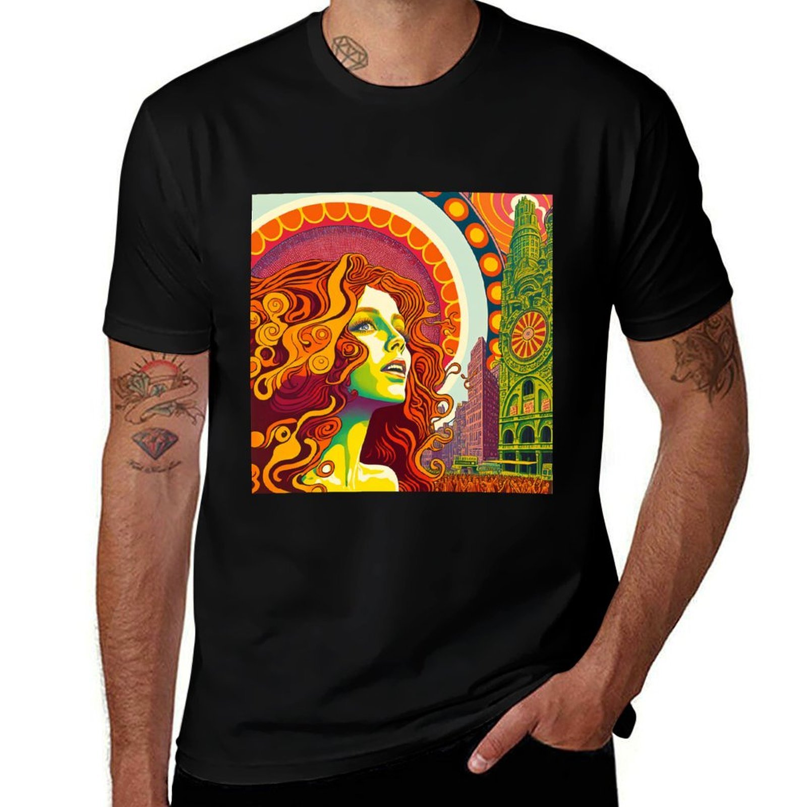 1970's Retro NYC, T-Shirt Stre - Street Fashion Nyc ulasan dan harga