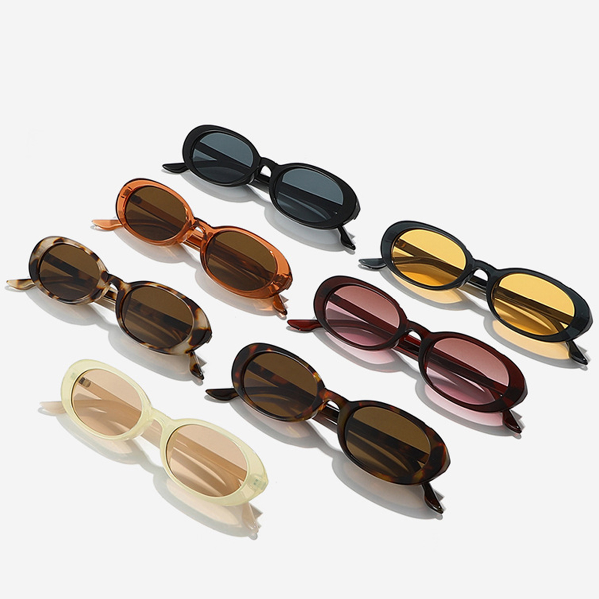 Oval Small Frame Candy Color S - Street Fashion Photoshoot ulasan dan harga