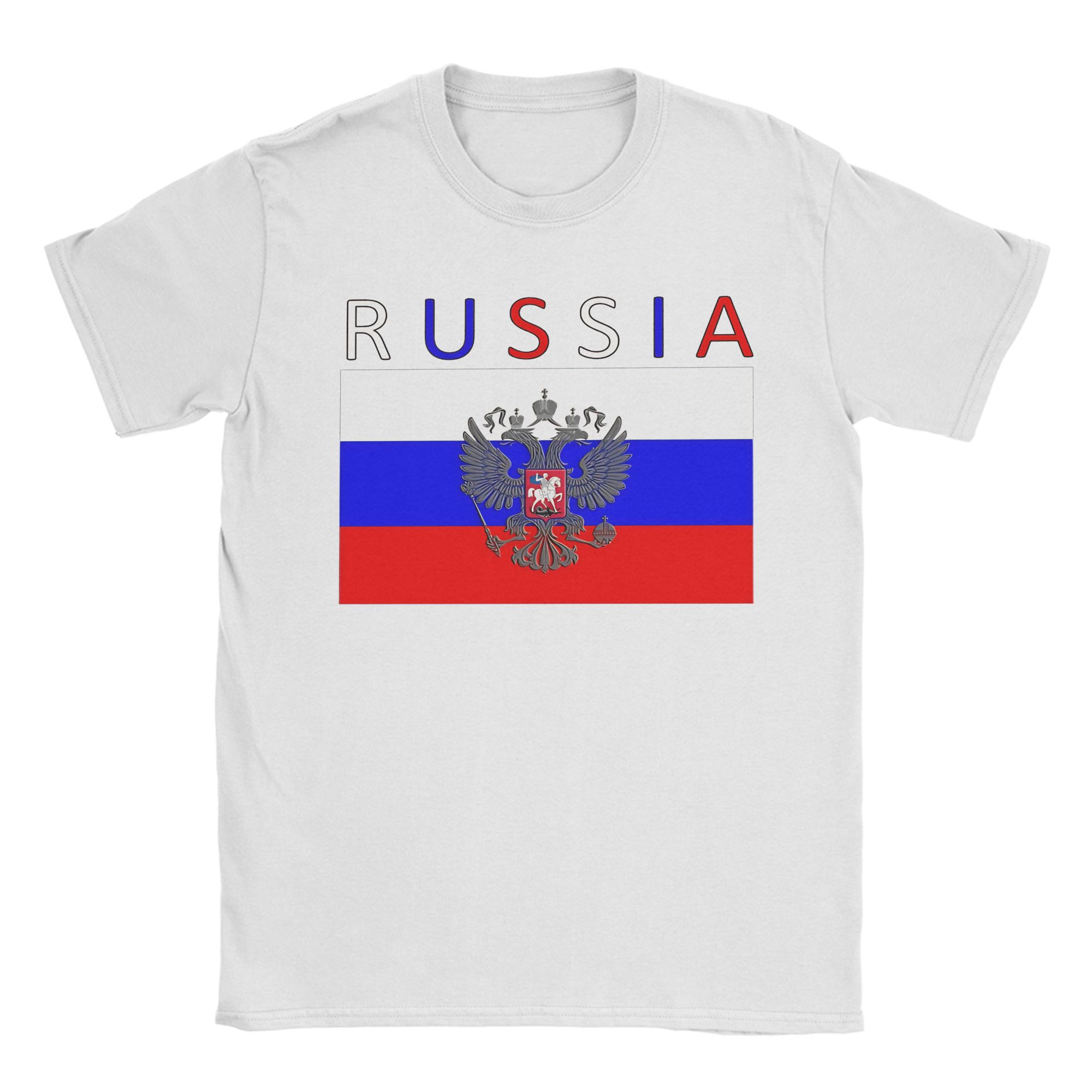 Russia Flag T Shirt  Fashion T - Street Fashion Russia ulasan dan harga