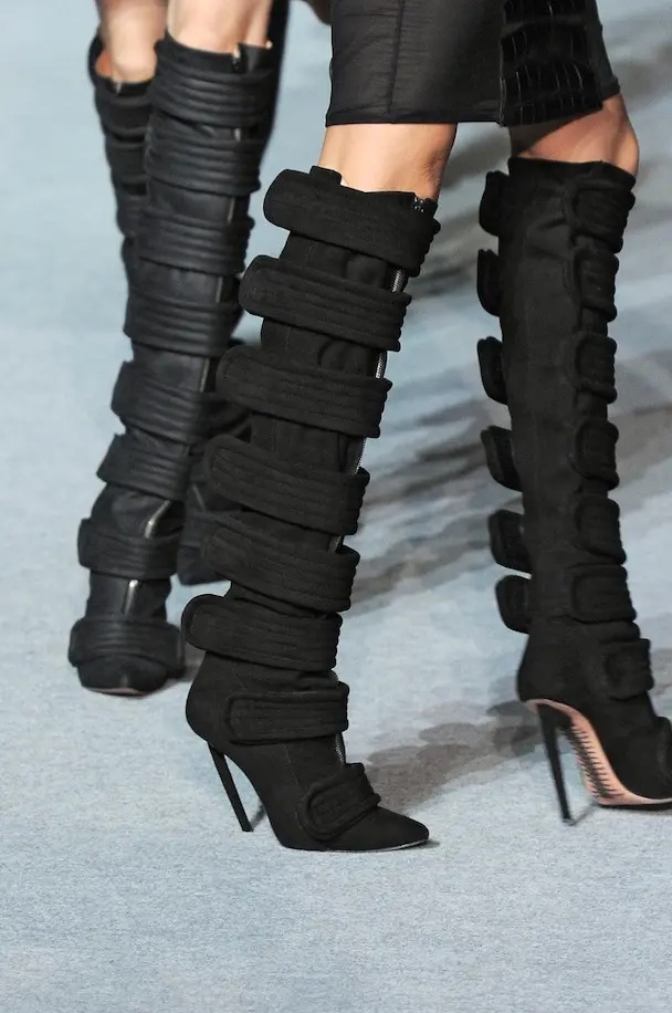 2026 Pointed Toe Knee-high Boo - Street Fashion Rome 2026 ulasan dan harga