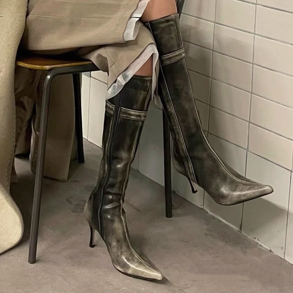 Sexy Designer Women High Boots - Street Fashion Designer ulasan dan harga