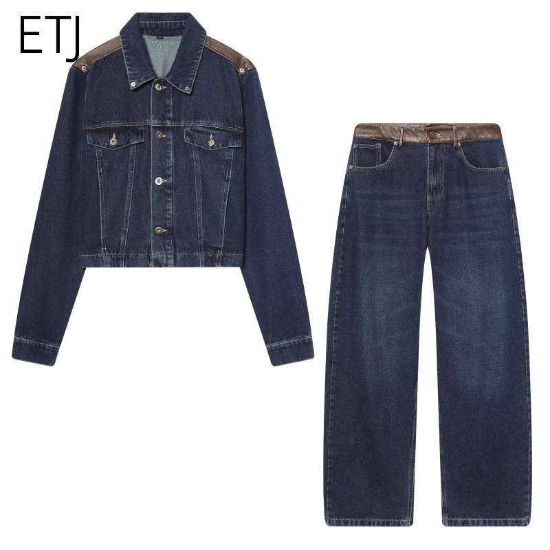ETJ Women's Denim Jacket & Jea - Street Fashion Jacket ulasan dan harga