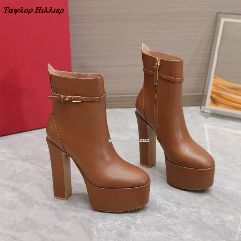 Autumn Waterproof Platform Nud - Street Fashion Designer ulasan dan harga