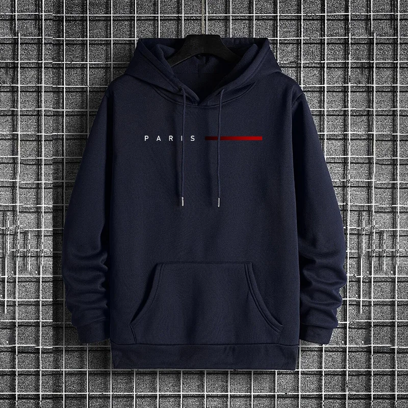 Trendy Mens Hooded Sweatshirt  - Street Fashion Paris 2025 ulasan dan harga