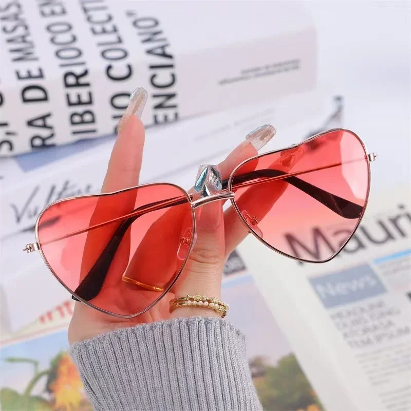 Fashion Heart Shaped Metal Sun - Street Fashion Vintage ulasan dan harga