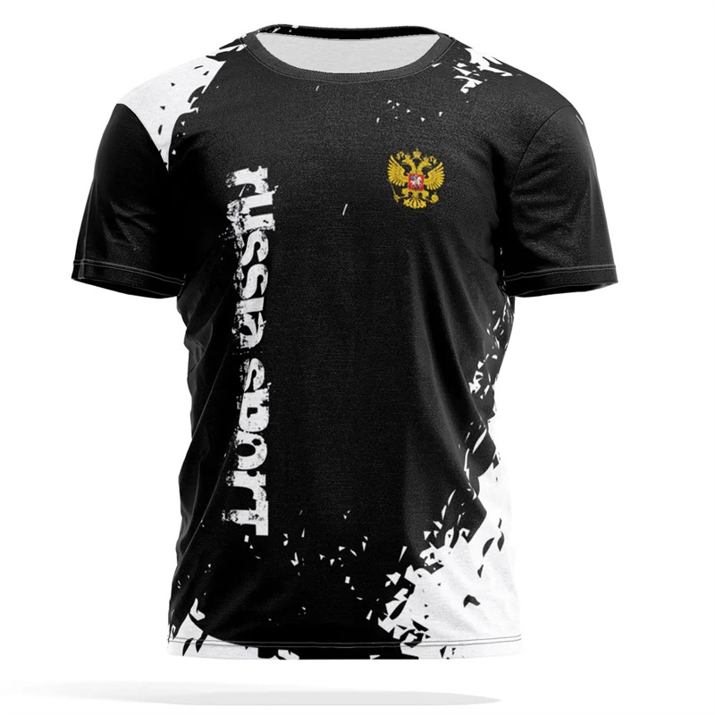 Russian National Emblem Print  - Street Fashion Russia ulasan dan harga