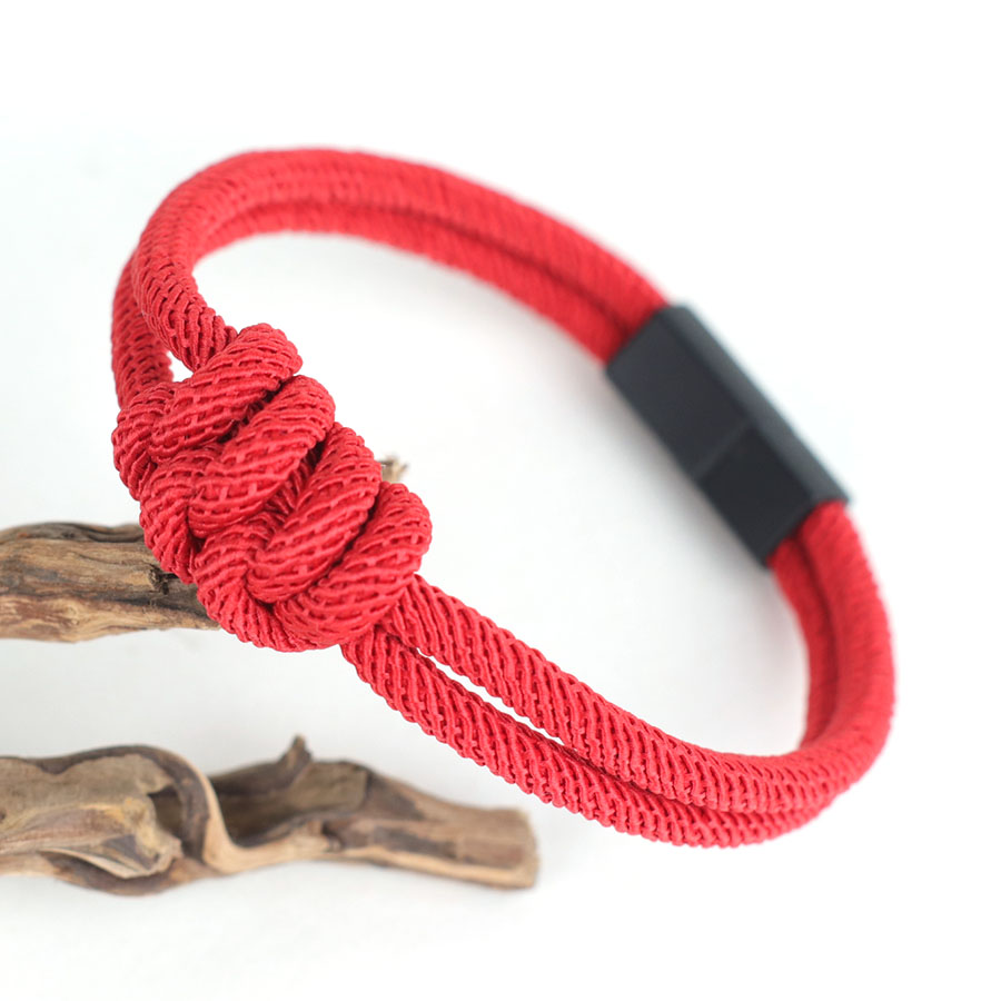 Stylish Men Rope Bracelet High - Street Fashion In Milan ulasan dan harga