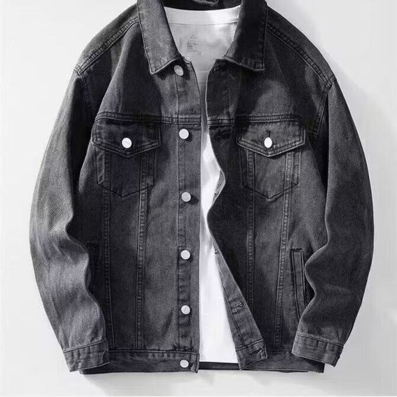 America Vintage Heavy Wolf Emb - Street Fashion Jeans Men ulasan dan harga