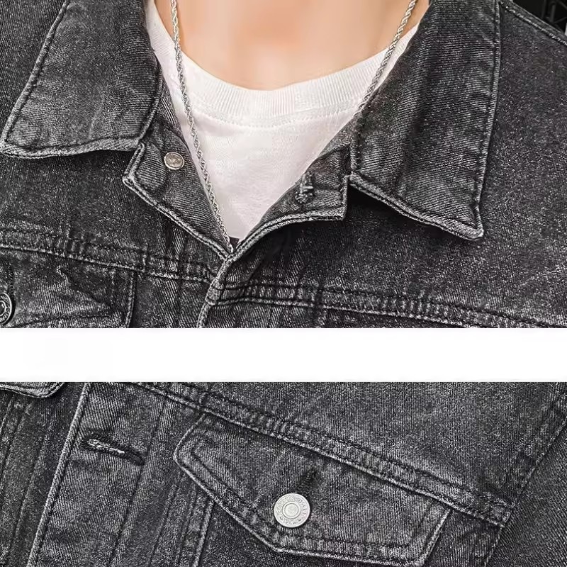America Vintage Heavy Wolf Emb - Street Fashion Jeans Men ulasan dan harga