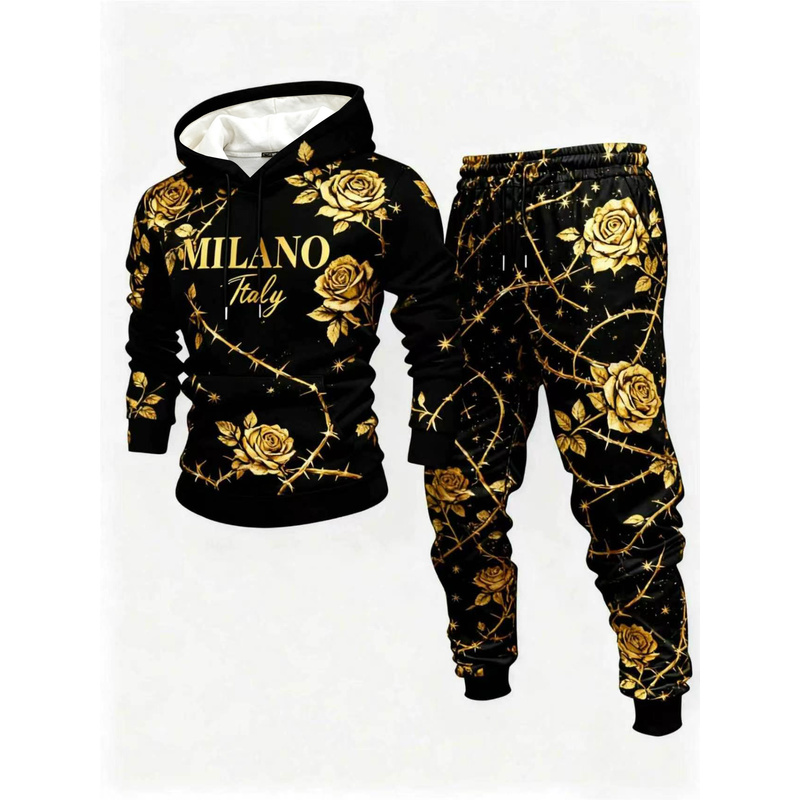 Men'S Hooded Design Features F - Street Fashion In Milan ulasan dan harga