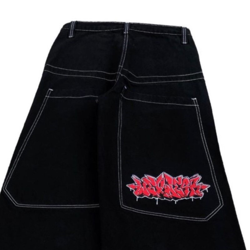 American Fashion Hip Hop Overs - Street Fashion Jeans Men ulasan dan harga