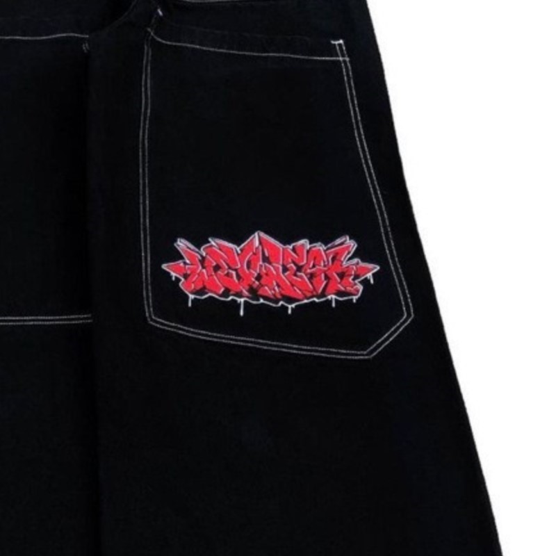 American Fashion Hip Hop Overs - Street Fashion Jeans Men ulasan dan harga