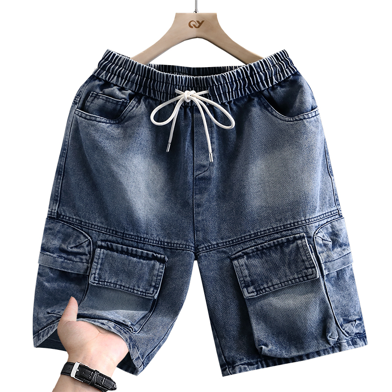 Men's Cargo Shorts New Summer  - Street Fashion Jeans Men ulasan dan harga