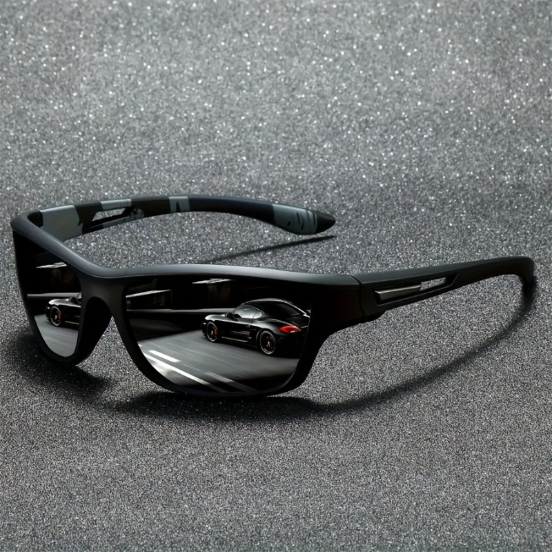 1pcs Men's Stylish Oval Frame  - Street Fashion Photoshoot ulasan dan harga