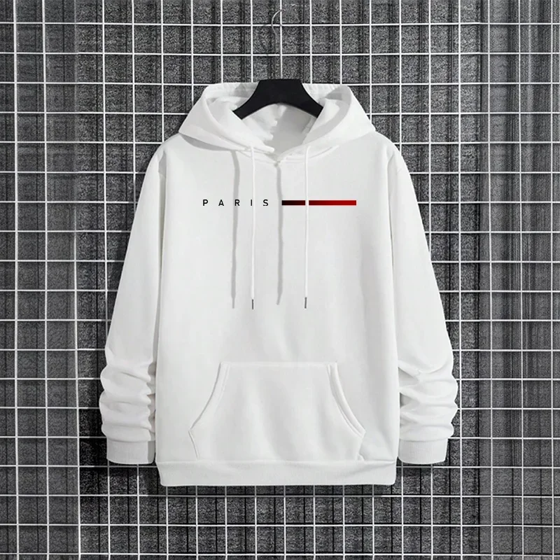 Trendy Mens Hooded Sweatshirt  - Street Fashion Paris 2025 ulasan dan harga