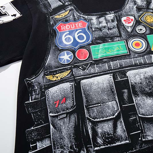 Men's Fashion 3D Printed T Shi - Street Fashion Vibes ulasan dan harga